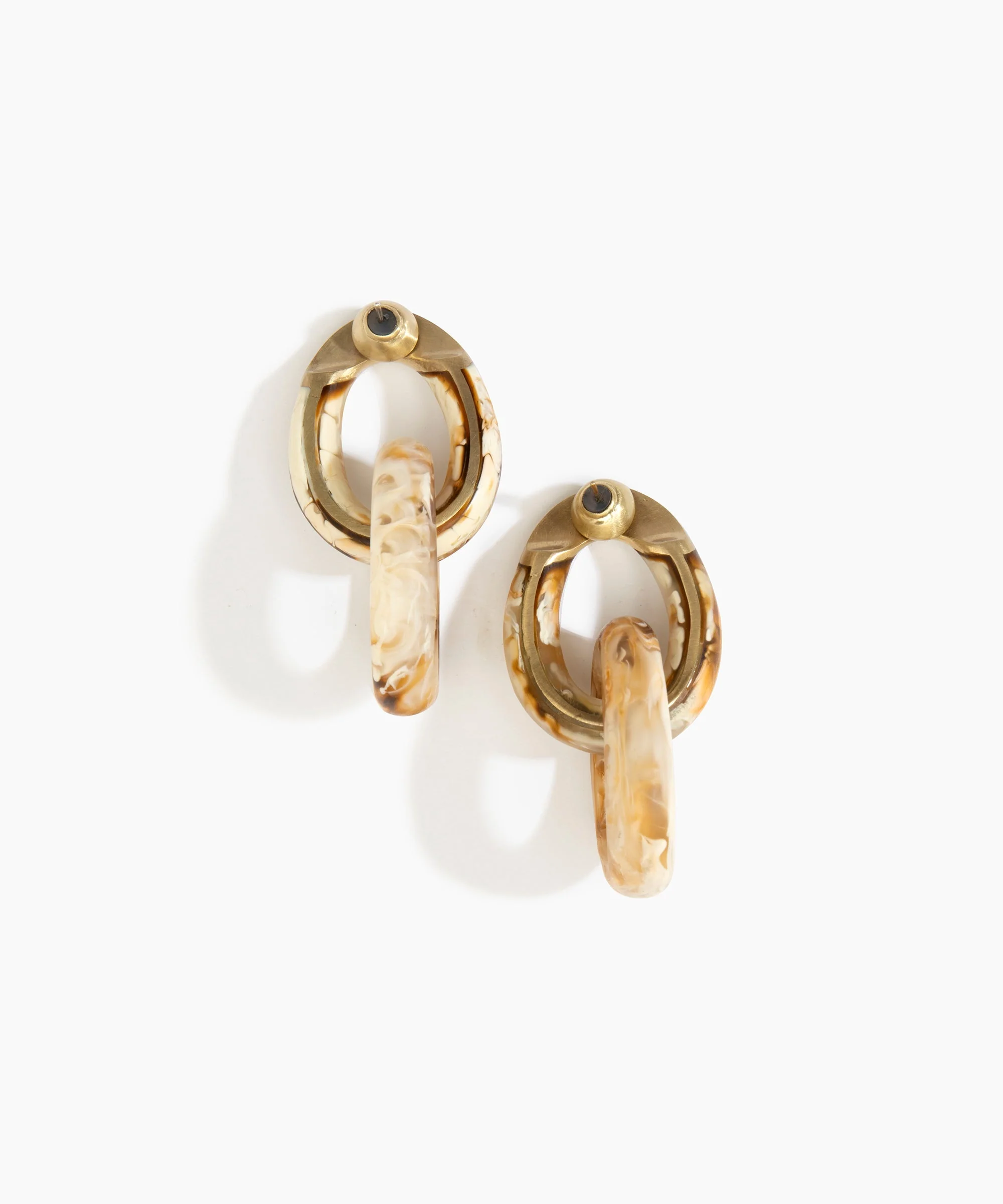 Large Rock Chain Earrings - Image 10