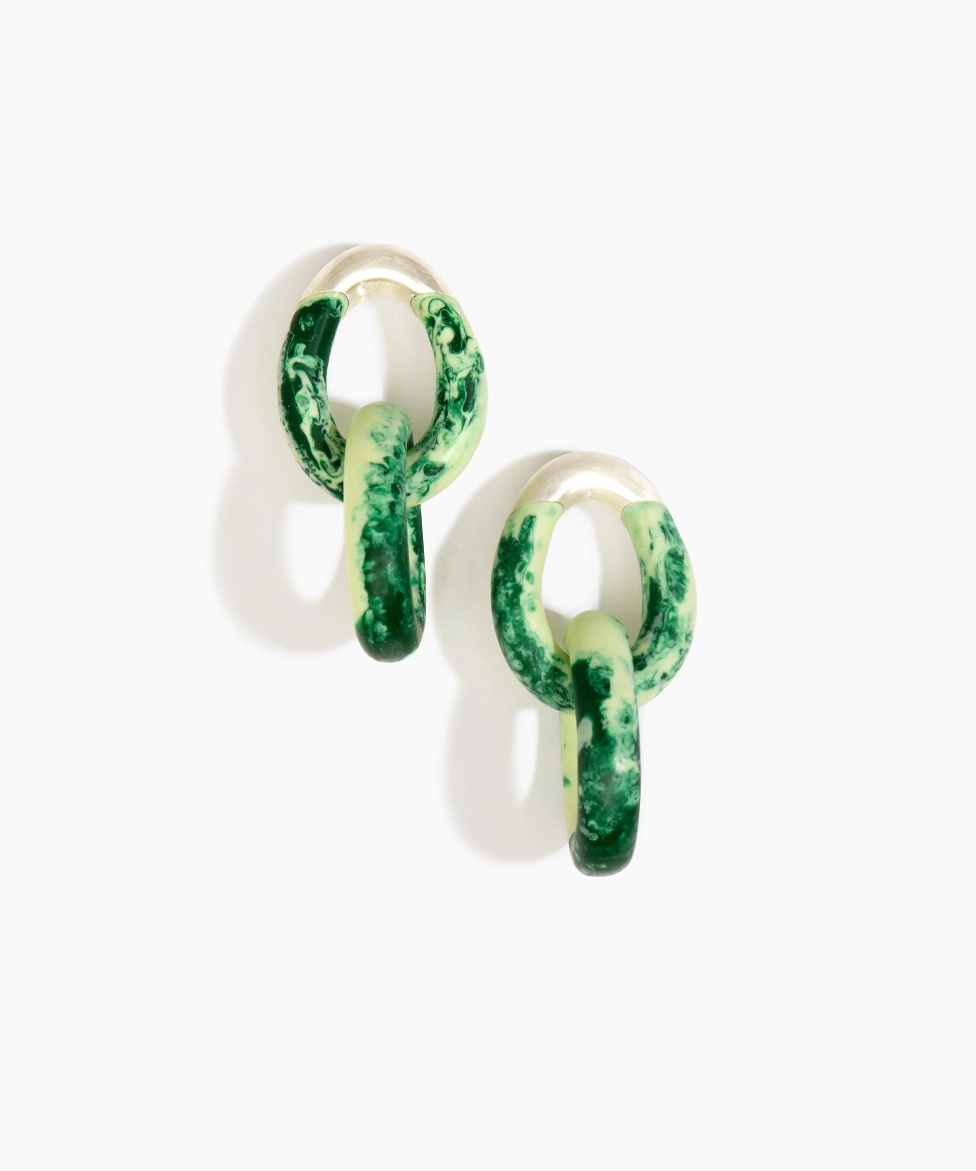 Large Rock Chain Earrings - Image 11