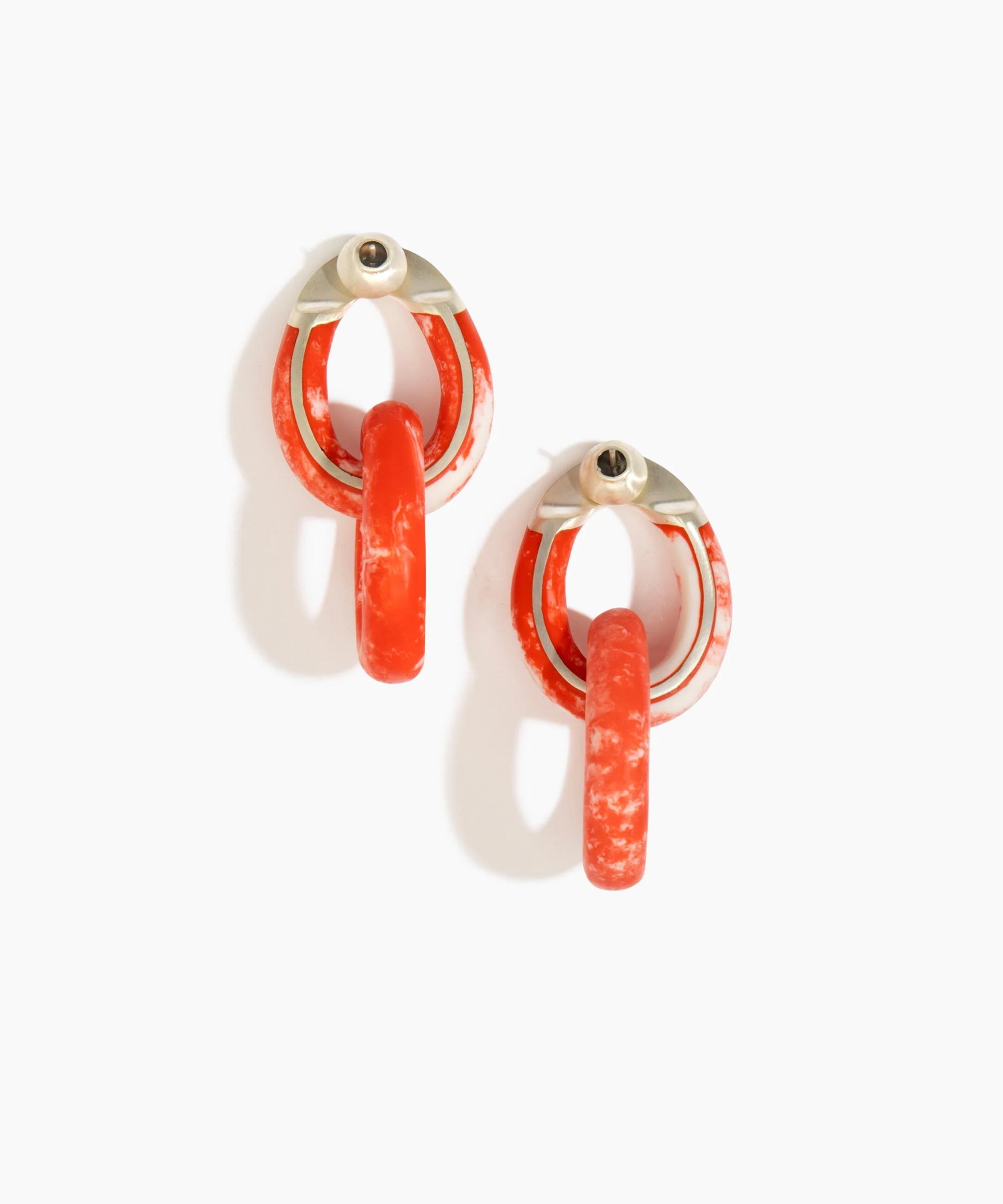 Large Rock Chain Earrings - Image 16