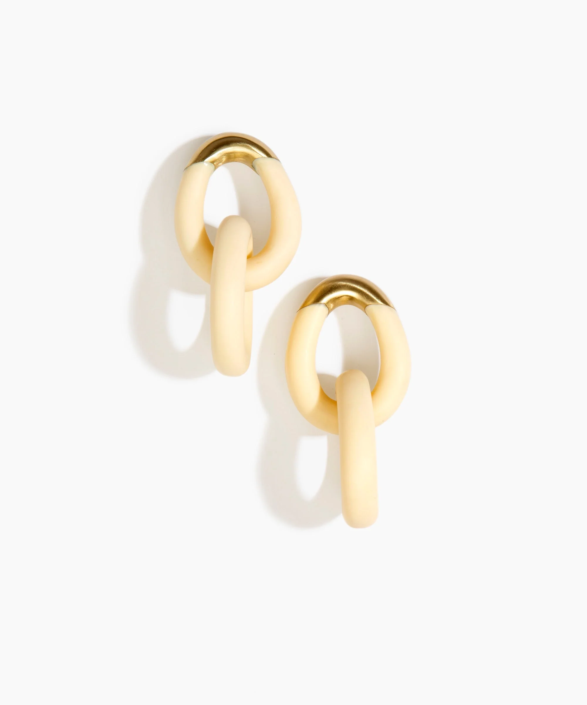 Large Rock Chain Earrings - Image 5