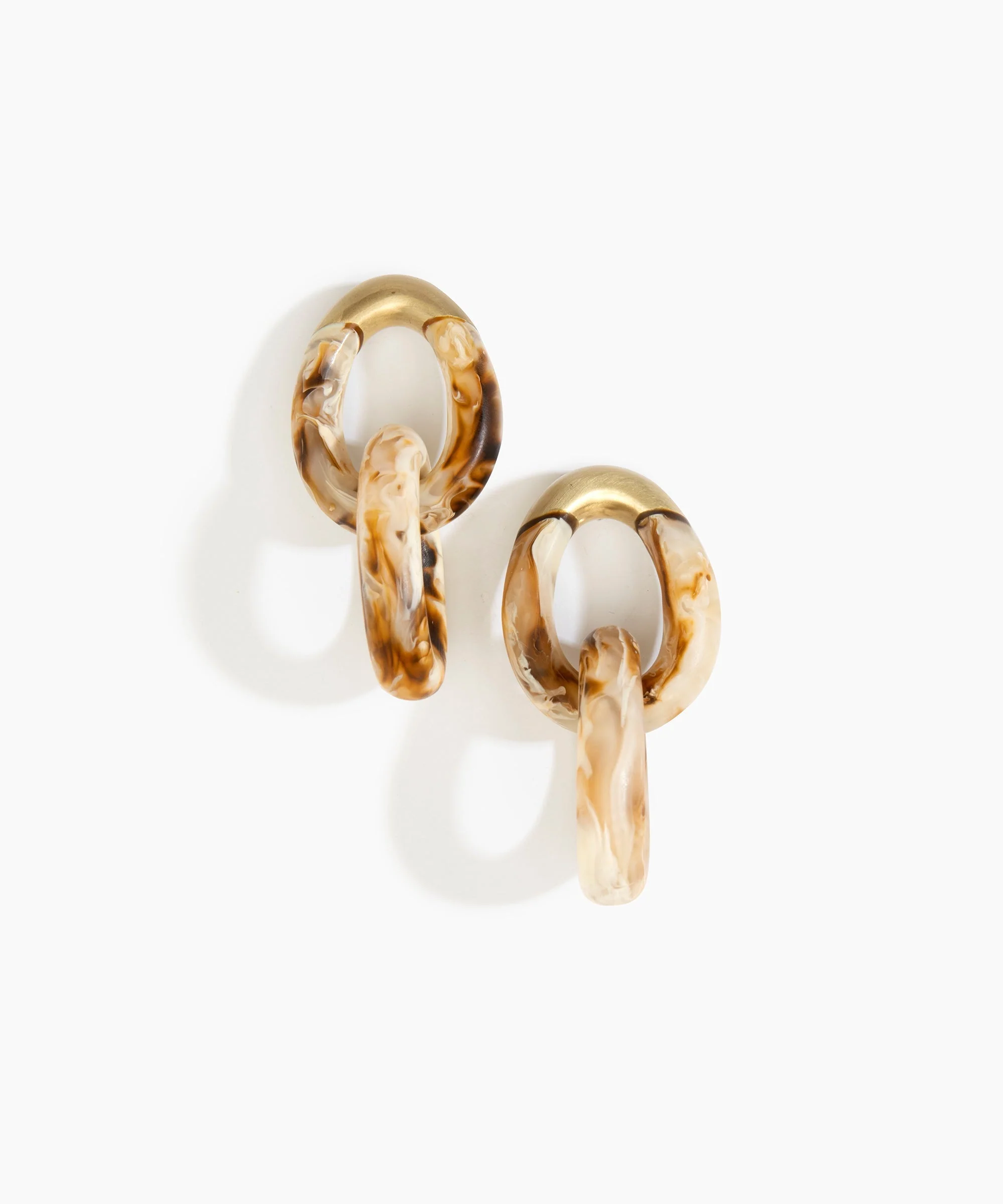 Large Rock Chain Earrings - Image 9
