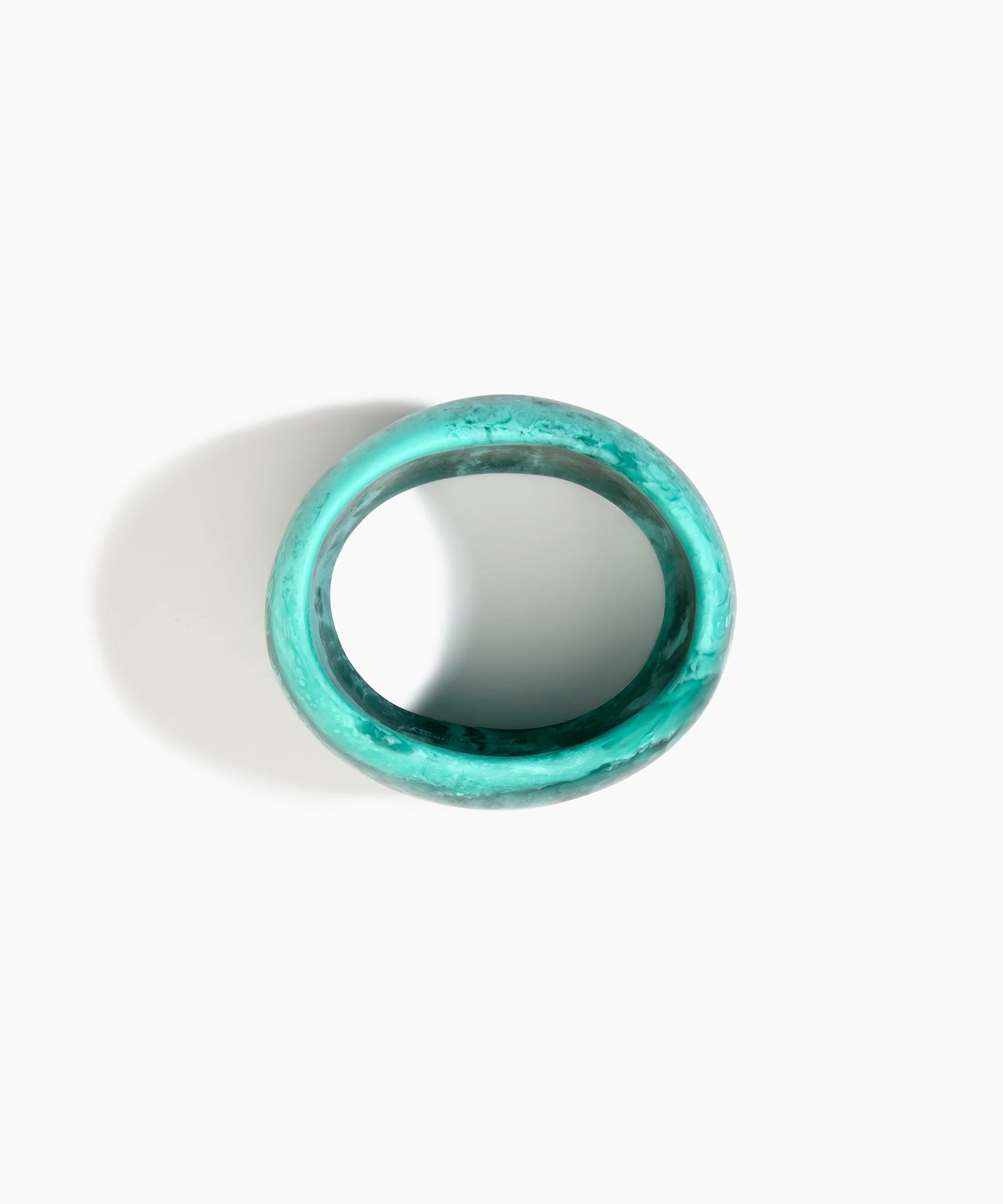 Large Organic Oval Bangle - Image 10