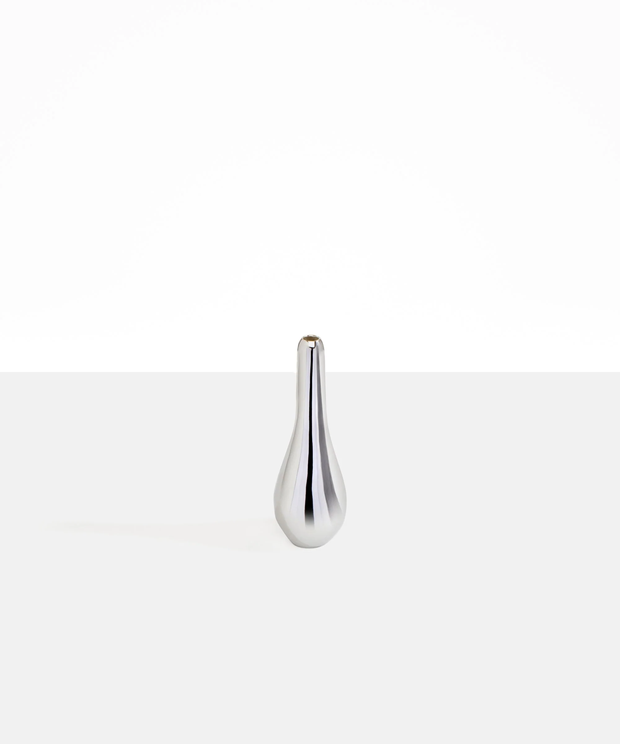 Medium Metal Swan Vase - Image 4